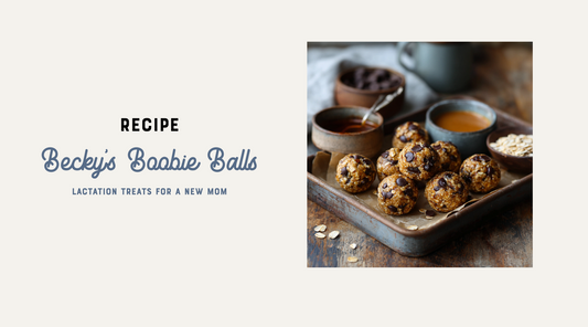 Becky's Boobie Balls - No Bake, Lactation Treat for a New Mom