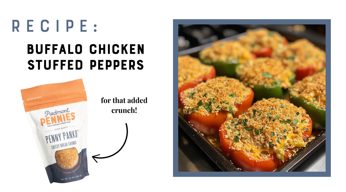 Buffalo Chicken Stuffed Peppers
