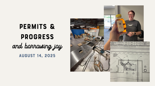 Permit approved, Pennies kitchen in Progress🛠️✨