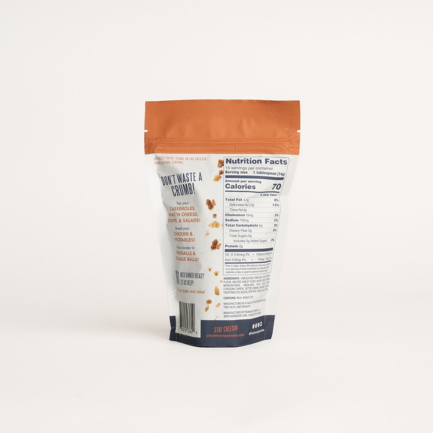 Penny Panko – Cheesy, Crispy, and Buttery Savory Breadcrumbs - 10 oz - Piedmont Pennies