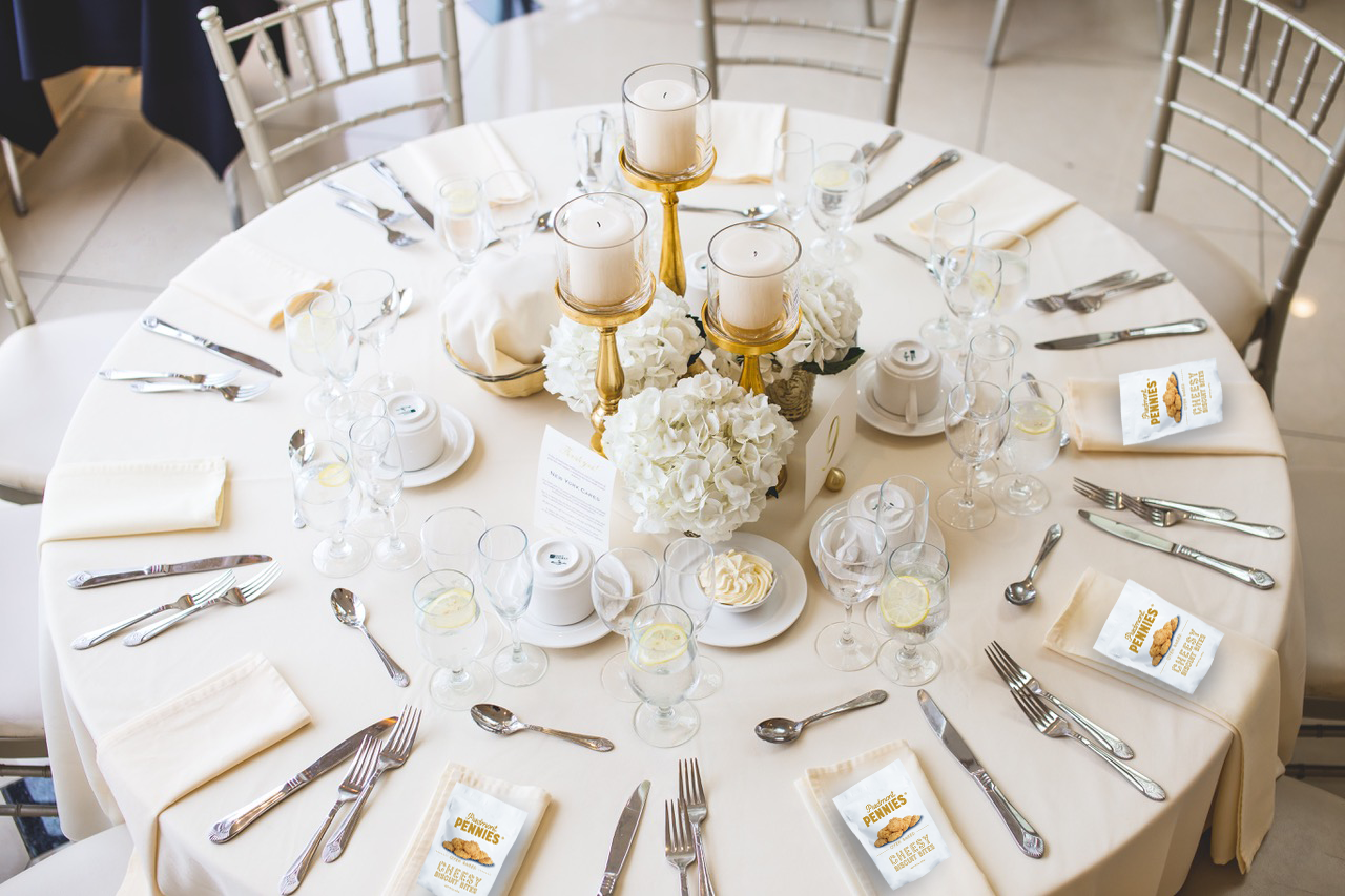 Wedding guest gifts- Piedmont Pennies; the gourmet, savory, cheese cracker