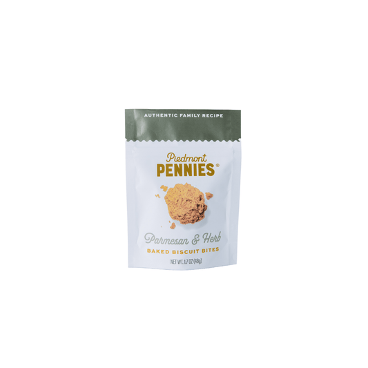 Parmesan & Herb Piedmont Pennies – Savory, Cheesy, Elegant - Piedmont Pennies