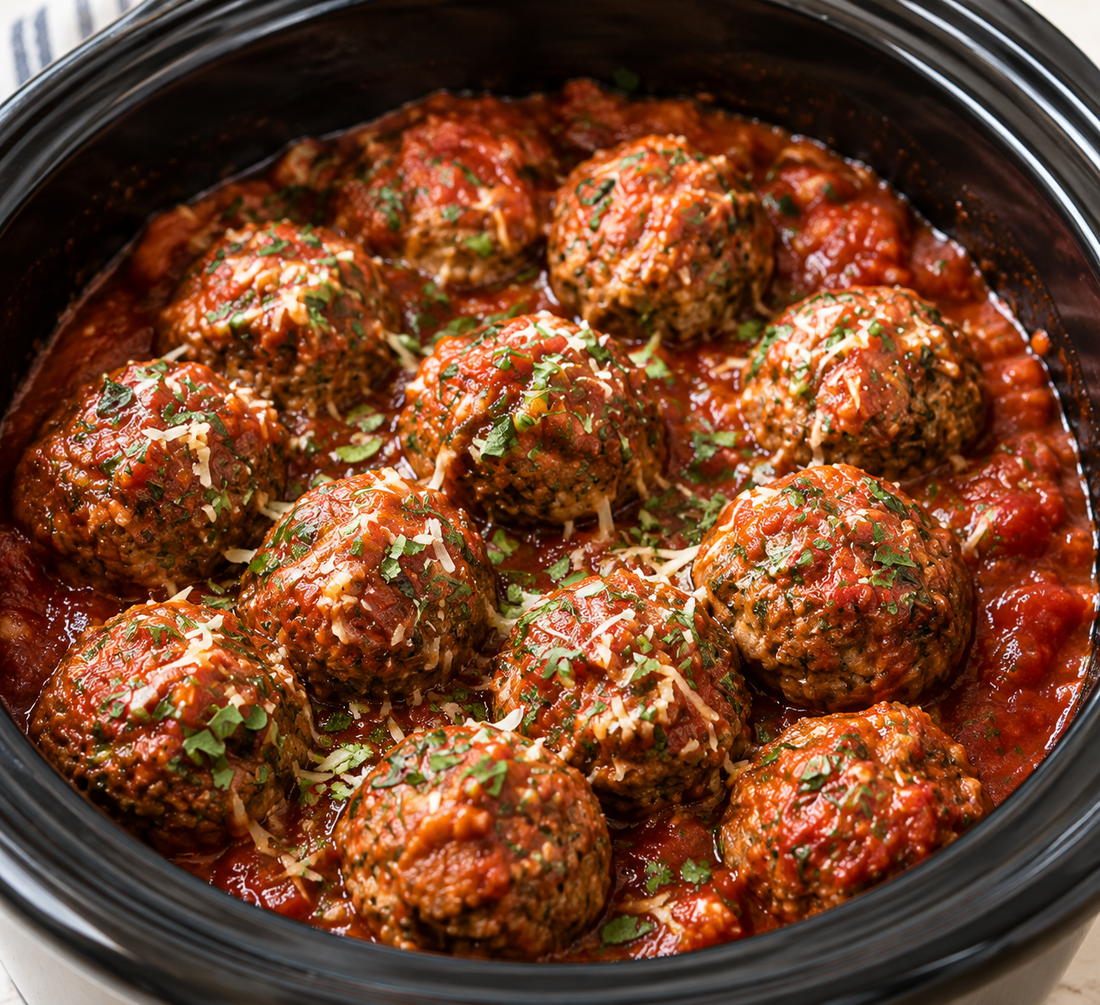 Penny Panko Crockpot Meatballs