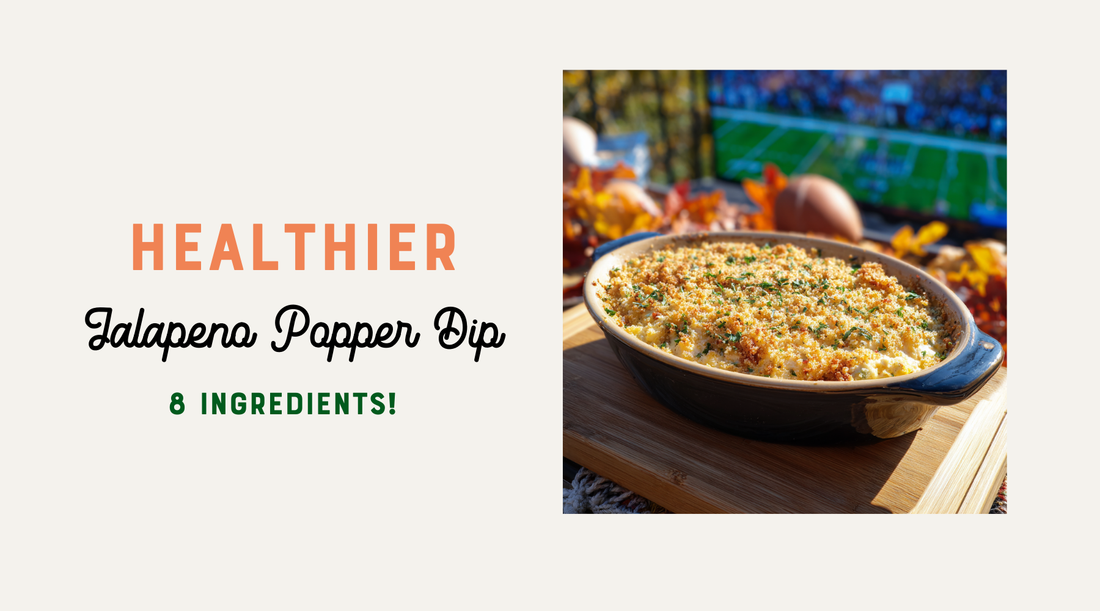 Healthier Jalapeño Popper Dip (with Penny Panko Crunch!)