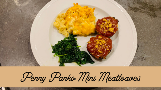 Easy Turkey Veggie Mini Meatloaves with Penny Panko
