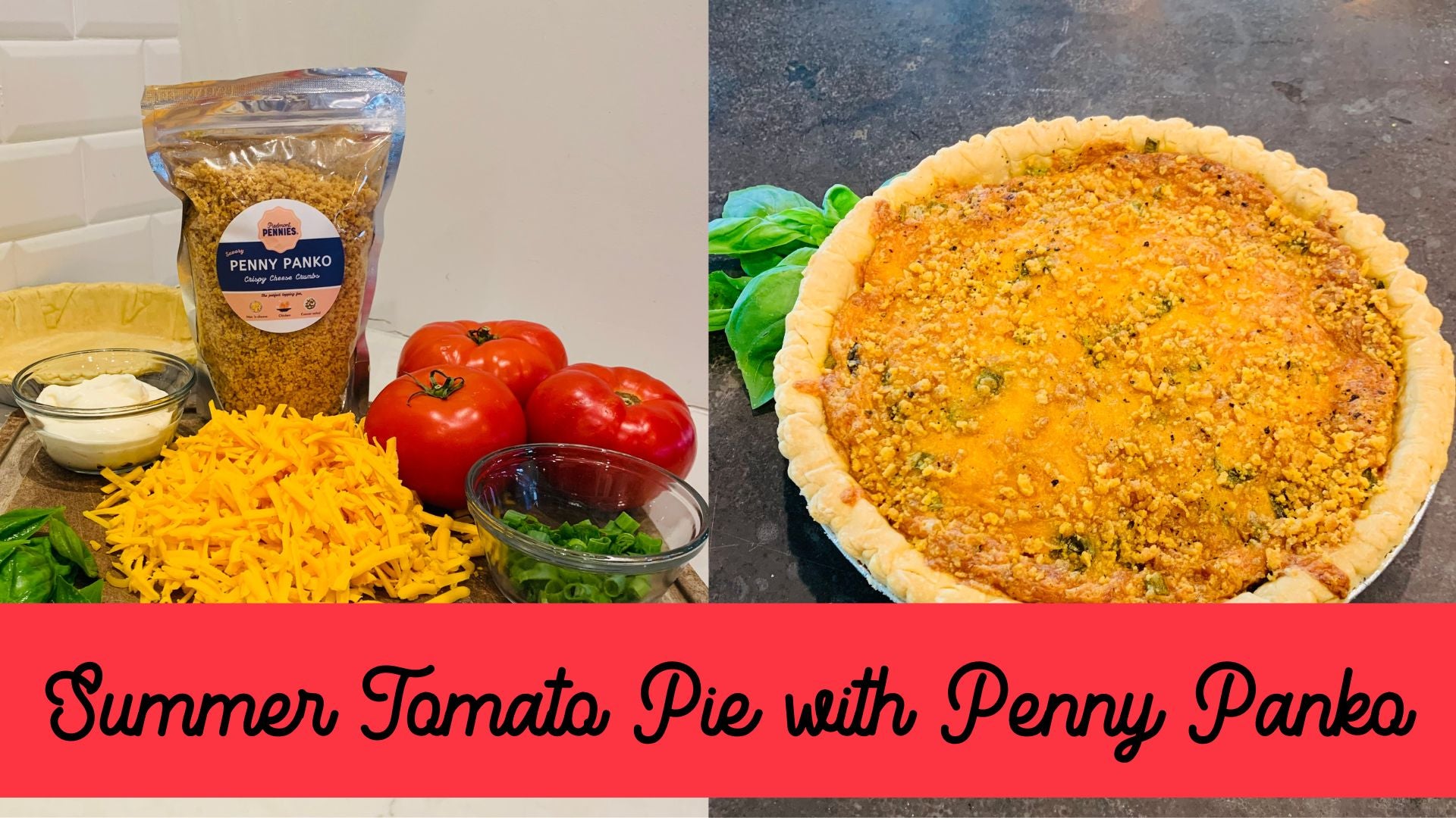 Panko-Topped Summer Tomato Pie - Piedmont Pennies