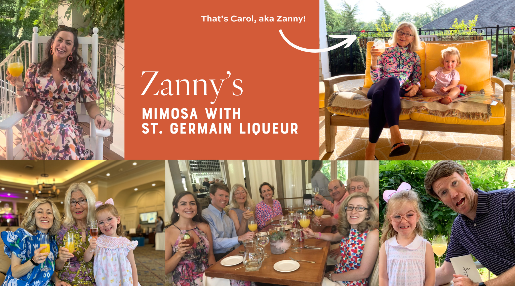 Zanny's Mimosa with St. Germain Elderflower Liqueur