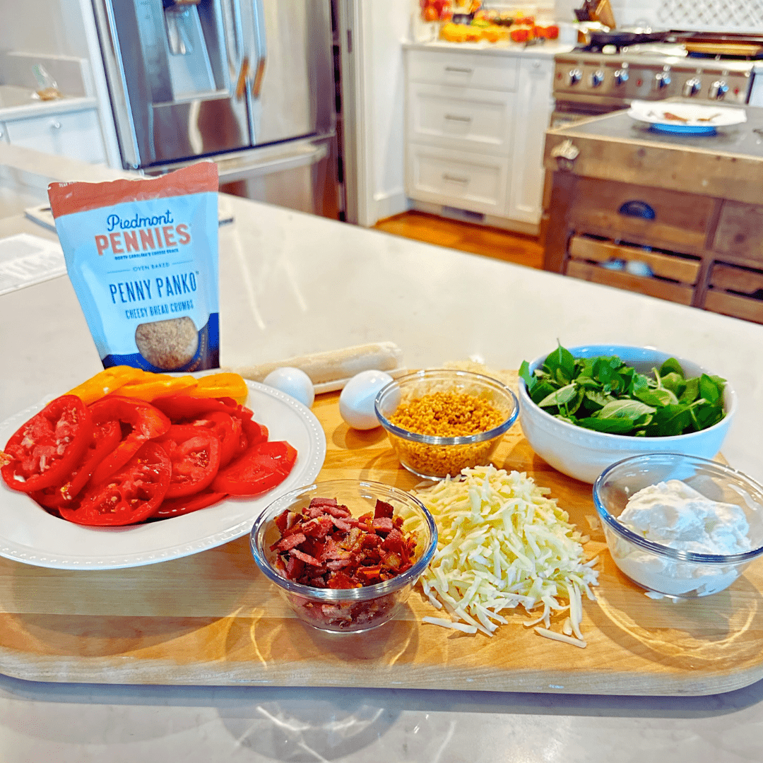 Tomato Tart with Penny Panko - Piedmont Pennies