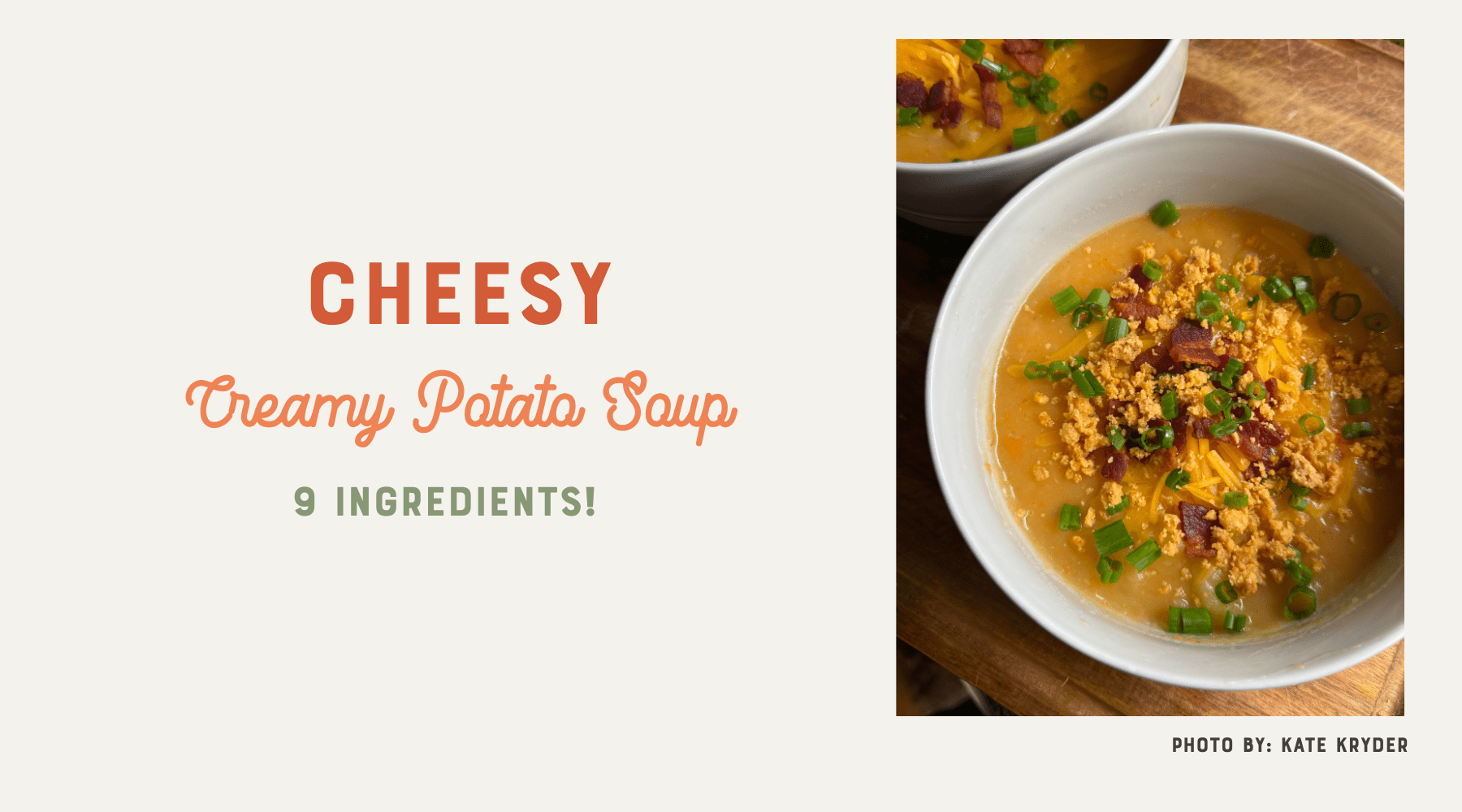 Cheesy, Creamy Potato Soup - Piedmont Pennies