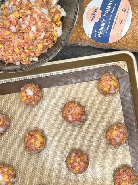 Best Sausage Ball Recipe with Penny Panko Crumbs