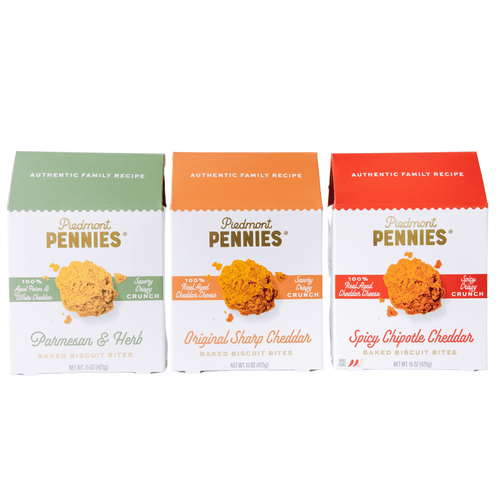 Flavor Gift Bundle | Gourmet Southern Cheese Straws - Piedmont Pennies