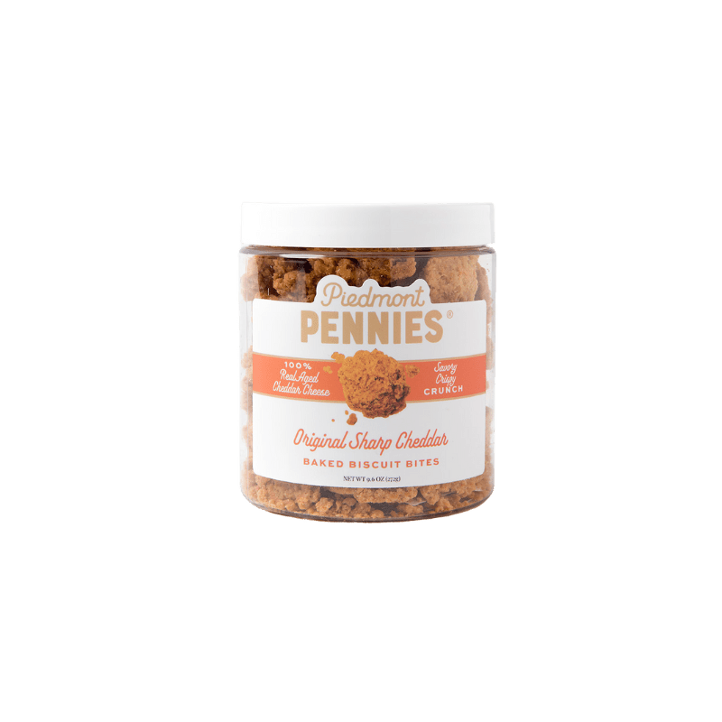 Original Sharp Cheddar Piedmont Pennies – Cheesy, Buttery, Classic - Piedmont Pennies