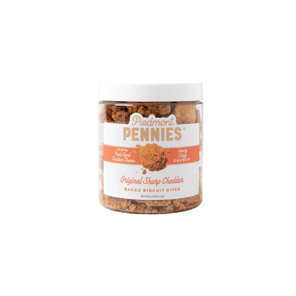 Original Sharp Cheddar Piedmont Pennies – Cheesy, Buttery, Classic - Piedmont Pennies