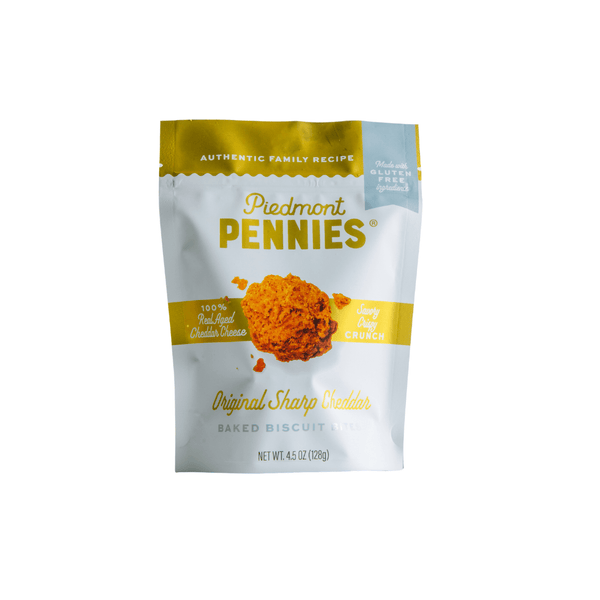 GLUTEN - FREE INGREDIENTS - Original Sharp Cheddar Pennies - Piedmont Pennies