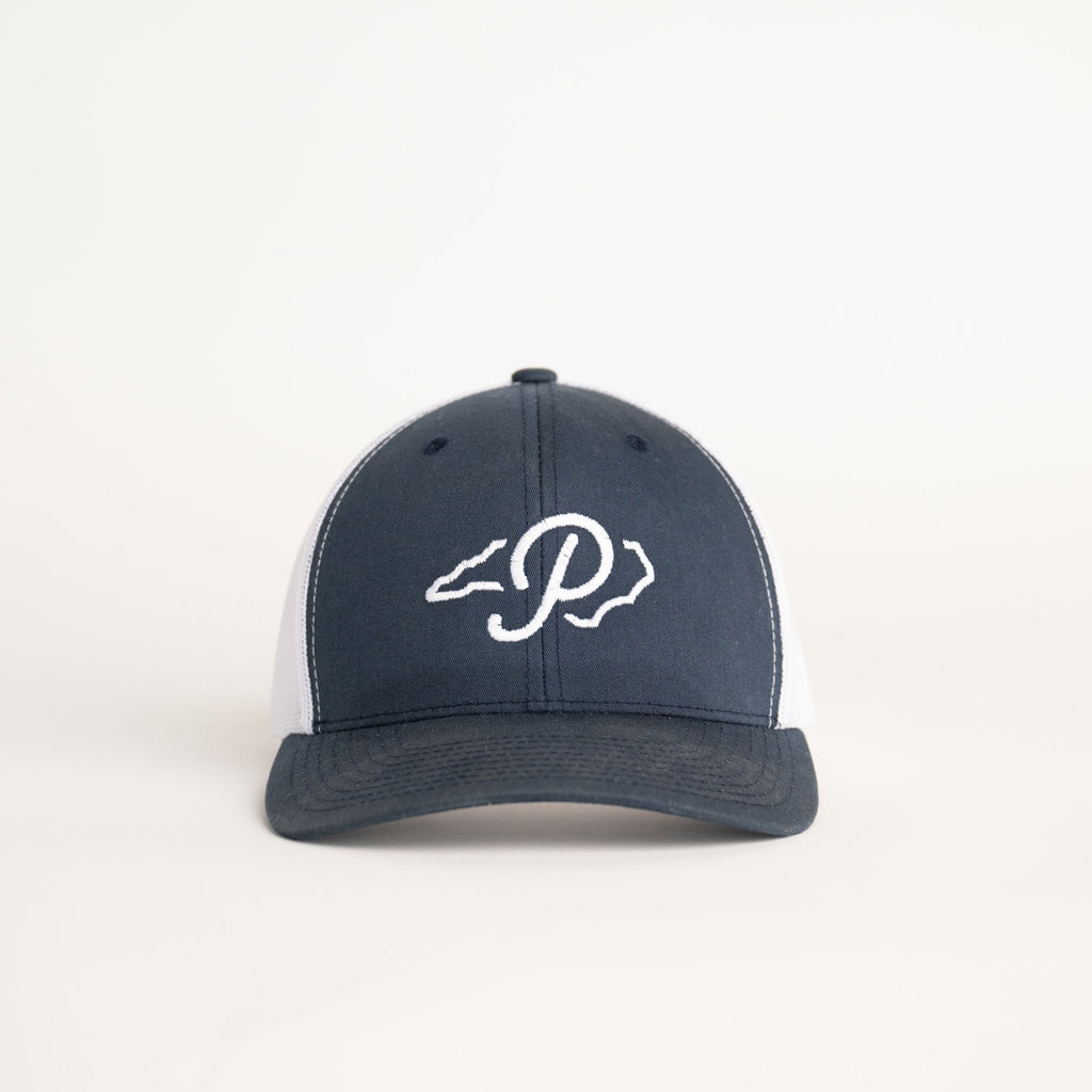 Navy Trucker Hat - Piedmont Pennies