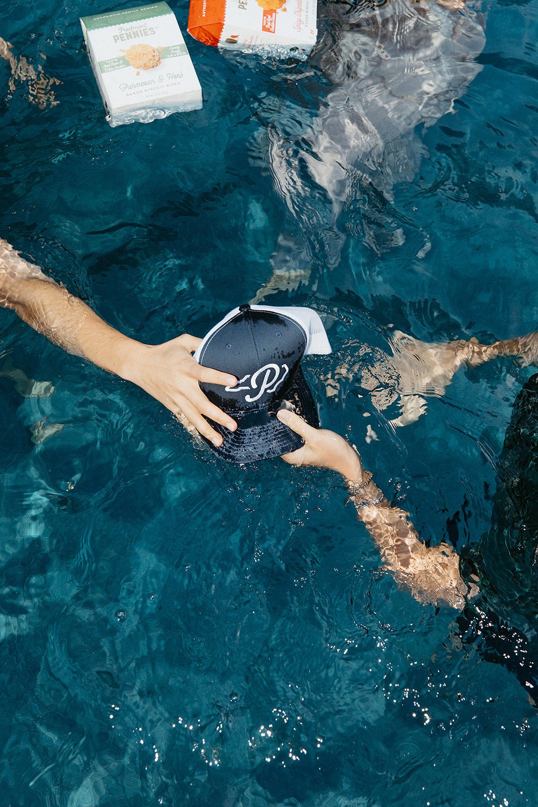 Navy Trucker Hat - Piedmont Pennies