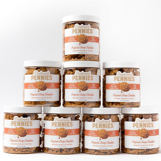 Penny Bank Jars (8 count) - Piedmont Pennies