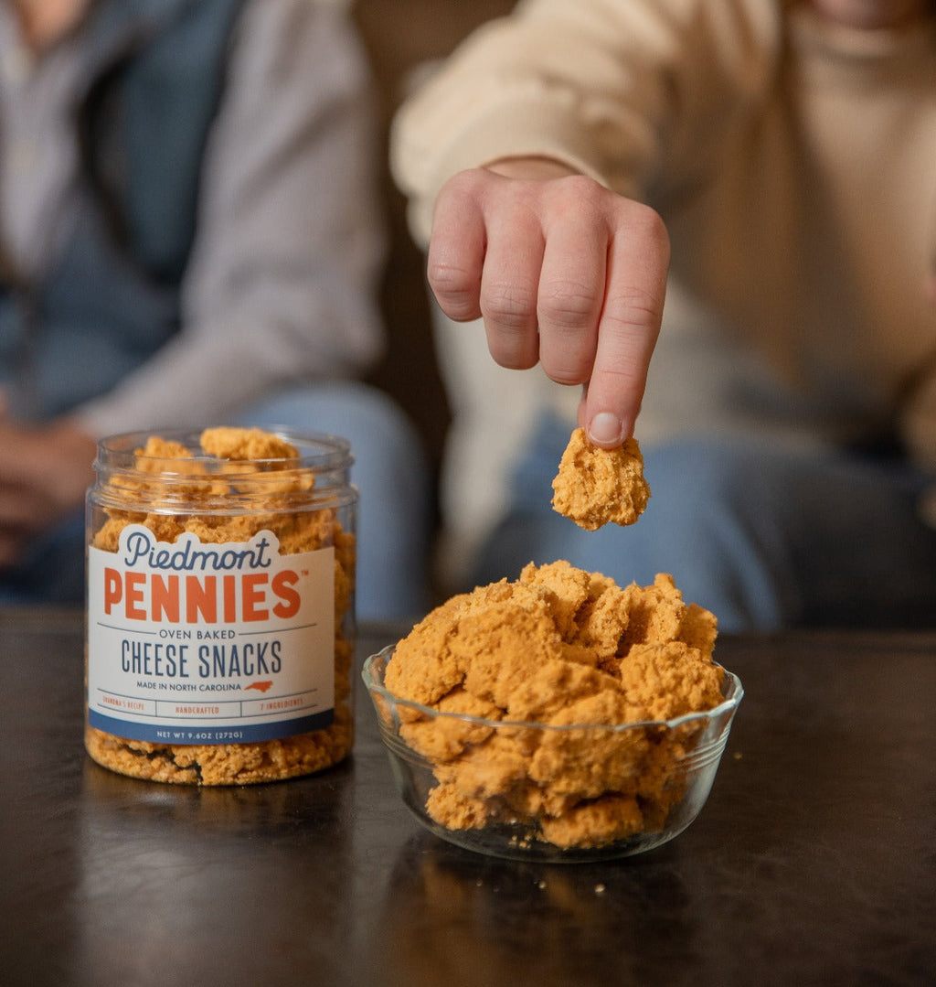 Piedmont Pennies- Penny Bank - 9.6 oz-Piedmont Pennies- Delicious Cheese Straw