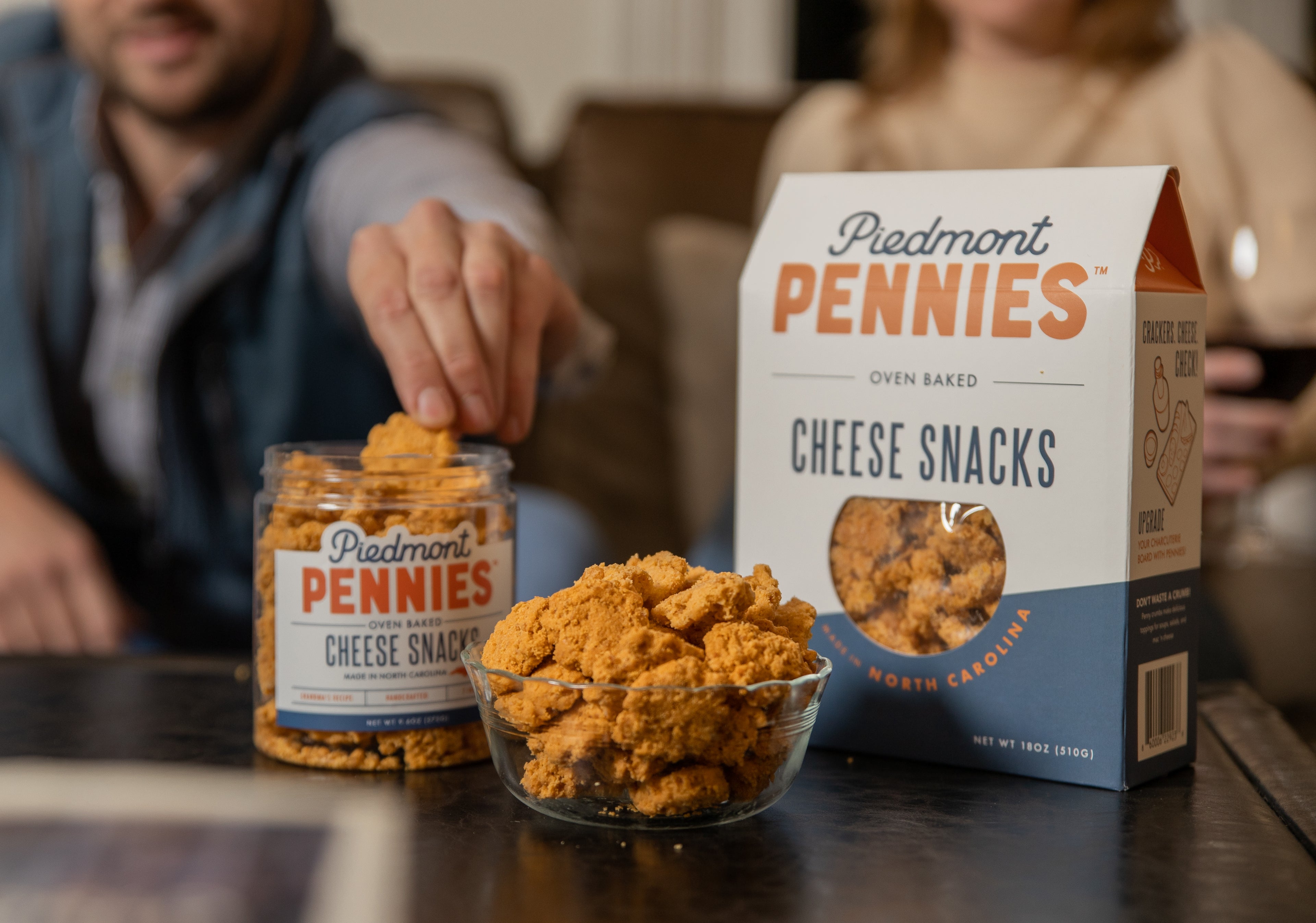 Piedmont Pennies are the perfect snack to share with family