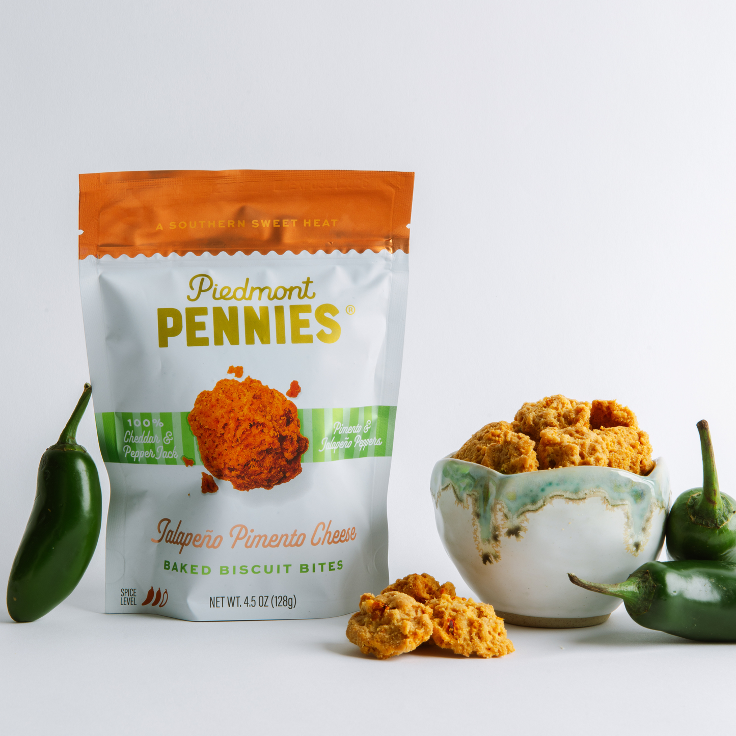 Jalapeño Pimento Cheese Piedmont Pennies – Zesty, Cheesy, Tradition