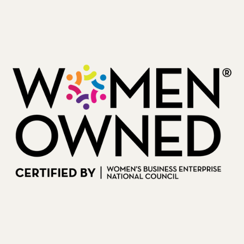 Woman owned certification from WBENC 