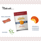 NEW Limited release, Bacon Gouda Piedmont Pennies – Bacon Lovers Unite