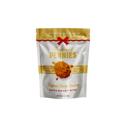 Original Sharp Cheddar Piedmont Pennies – Cheesy, Buttery, Classic