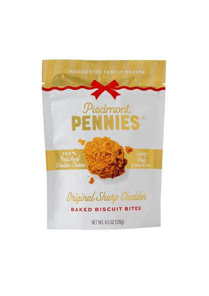 Original Sharp Cheddar Piedmont Pennies – Cheesy, Buttery, Classic - Piedmont Pennies