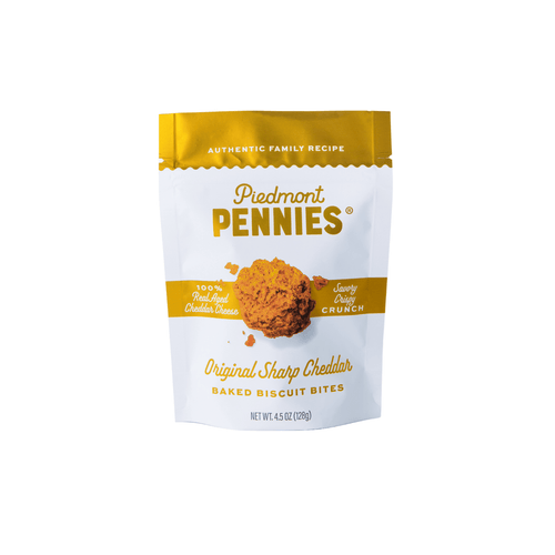 Original Sharp Cheddar Piedmont Pennies – Cheesy, Buttery, Classic - Piedmont Pennies